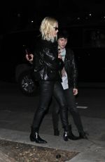 ASHLEY BENSON and Goody Grace Leaves Peppermint Club in West Hollywood 01/14/2023