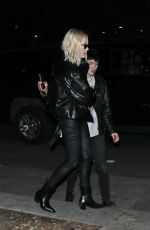 ASHLEY BENSON and Goody Grace Leaves Peppermint Club in West Hollywood 01/14/2023
