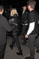 ASHLEY BENSON and Goody Grace Leaves Peppermint Club in West Hollywood 01/14/2023