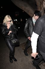 ASHLEY BENSON and Goody Grace Leaves Peppermint Club in West Hollywood 01/14/2023