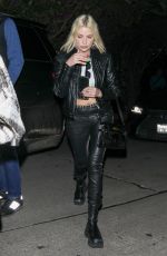 ASHLEY BENSON Arrives at a Golden Globe Afterparty in Los Angeles 01/10/2023