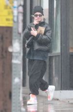 ASHLEY BENSON Out for Morning Green Juice in Los Angeles 01/10/2023