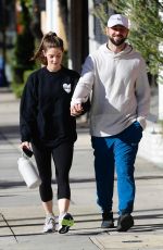 ASHLEY GREENE and Paul Khoury Heading to a Workout in Studio City 01/06/2023