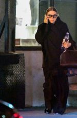 ASHLEY OLSEN Night Out in New York 01/18/2023