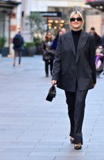ASHLEY ROBERTS Arrives at Global Radio Studios in London 01/11/2023