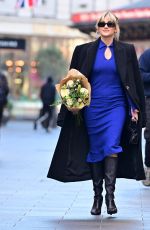 ASHLEY ROBERTS Arrives at Global Radio Studios in London 01/20/2023