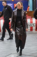 ASHLEY ROBERTS Arrives at Heart Radio in London 01/13/2023