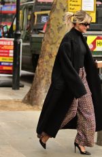 ASHLEY ROBERTS Heading to Global Radio Studios in London 01/31/2023