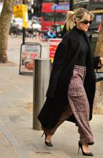 ASHLEY ROBERTS Heading to Global Radio Studios in London 01/31/2023