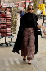 ASHLEY ROBERTS Heading to Global Radio Studios in London 01/31/2023