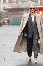 ASHLEY ROBERTS Leaves Global Radio Studios in London 01/25/2023