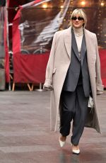 ASHLEY ROBERTS Leaves Global Radio Studios in London 01/25/2023