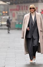 ASHLEY ROBERTS Leaves Global Radio Studios in London 01/25/2023