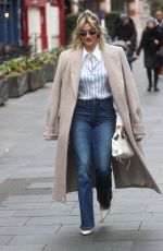 ASHLEY ROBERTS Leaves Heart Radio in London 01/24/2023