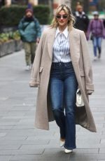 ASHLEY ROBERTS Leaves Heart Radio in London 01/24/2023