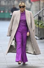 ASHLEY ROBERTS Leaving Global Studios in London 01/23/2023