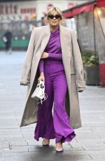 ASHLEY ROBERTS Leaving Global Studios in London 01/23/2023
