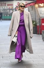ASHLEY ROBERTS Leaving Global Studios in London 01/23/2023