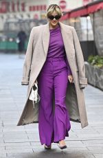 ASHLEY ROBERTS Leaving Global Studios in London 01/23/2023