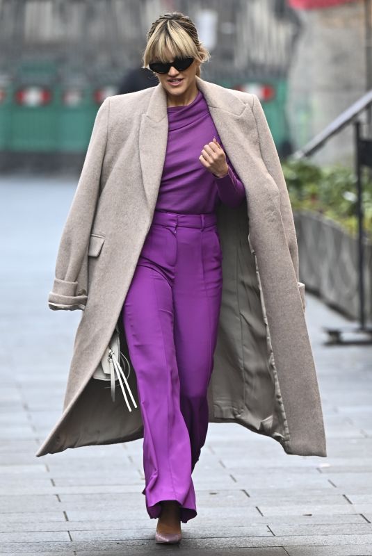 ASHLEY ROBERTS Leaving Global Studios in London 01/23/2023