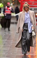 ASHLEY ROEBRTS at Global Radio Studios in London 01/12/2023