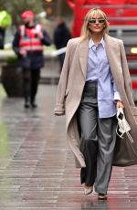 ASHLEY ROEBRTS at Global Radio Studios in London 01/12/2023