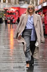 ASHLEY ROEBRTS at Global Radio Studios in London 01/12/2023