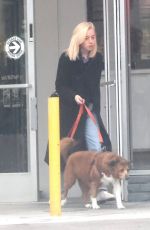 AUBREY PLAZA Arrives at Her Local Groomers in Los Feliz 01/03/2022