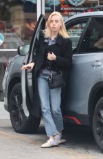 AUBREY PLAZA Arrives at Her Local Groomers in Los Feliz 01/03/2022