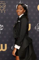 AYO EDEBIRI at 28th Annual Critics Choice Awards in Los Angeles 01/15/2023