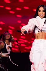 BECKY G Performs at Calibash Latin Music Festival in Los Angeles 01/22/2023