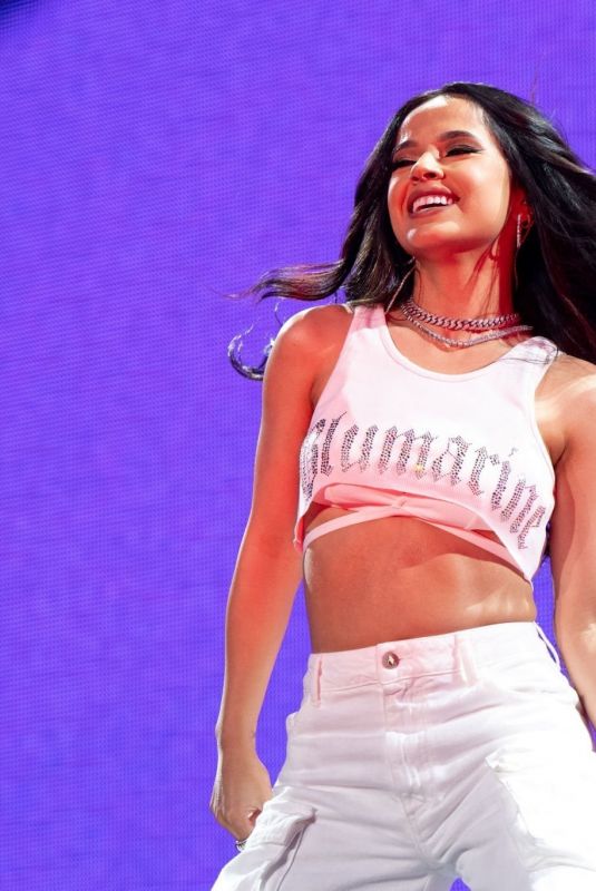 BECKY G Performs at Calibash Latin Music Festival in Los Angeles 01/22/2023