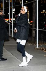 BELLA HADID Out and About in New York 01/17/2023