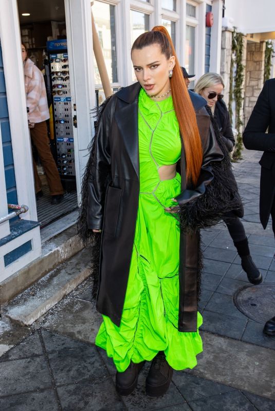 BELLA THORNE Out at Sundance Film Festival in Park City 01/23/2023