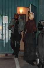 BIANCA CENSORI and Kanye West Leaves Melrose Tanning Salon in West Hollywood 01/24/2023