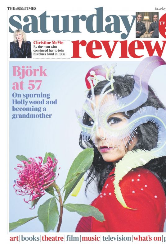 BJORK in Saturday Review Magazine, December 2022