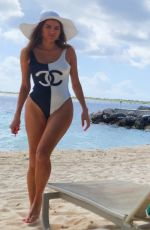 BLANCA BLANCO in Swimsuit for a Shooting at Island of Bonaire 01/19/2023