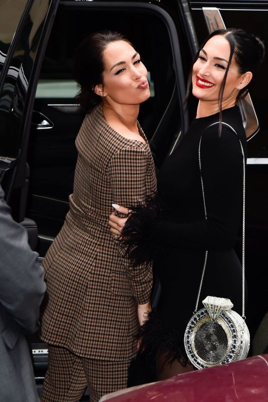 BRIE and NIKKI BELLA Out for Promo in New York 01/25/2023