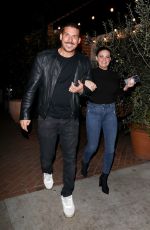 BRITTANY CATWRIGHT and Jax Taylor Out for Dinner in Los Angeles 01/13/2023