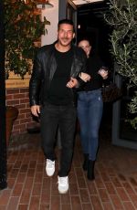 BRITTANY CATWRIGHT and Jax Taylor Out for Dinner in Los Angeles 01/13/2023