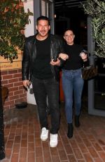 BRITTANY CATWRIGHT and Jax Taylor Out for Dinner in Los Angeles 01/13/2023