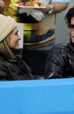 BRITTANY FURLAN and Tommy Lee at Los Angeles Chargers vs Los Angeles Rams Game at SoFi Stadium in Inglewood 01/01/2023