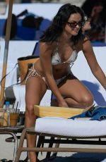 CAMILA MENDES in Bikini at a Beach in Miami 01/01/2023