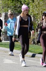 CARA DELEVINGNE and Out Hiking with Girlfriend MINKE in Los Angeles 01/26/2023