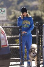 CARA DELEVINGNE Out at a Dog Park in Los Angeles 01/22/2023