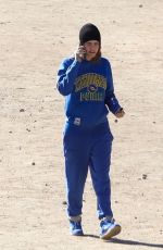 CARA DELEVINGNE Out at a Dog Park in Los Angeles 01/22/2023