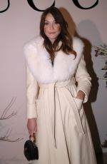 CARLA BRUNI at a Private Dinner Celebrating Gucci High Jewelry Collection in Paris 01/24/2023