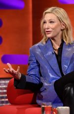 CATE BLANCHETT at Graham Norton Show in London 01/12/2023