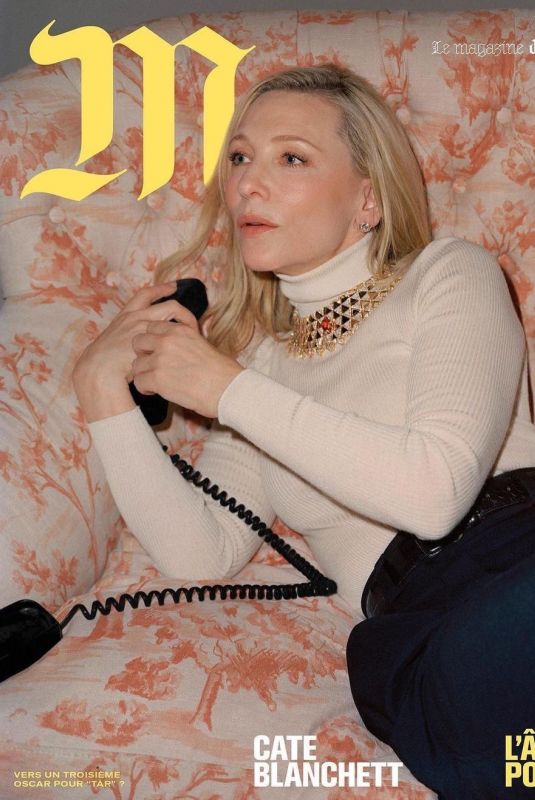 CATE BLANCHETT for M Le Magazine Du Monde, January 2023