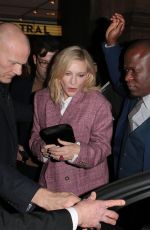CATE BLANCHETT Leaves Tar Premiere in London 01/11/2023